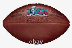 Super Bowl LVII 57 Eagles et Chiefs Officiel Cuir Authentique Ballon de Match