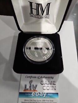 Super Bowl LV NFL 1 oz pièce de monnaie en argent à double face Buccaneers vs. Chiefs Faible tirage 2020