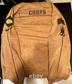 Sweat à capuche Nike Kansas City Chiefs Salute to Service 2023 pour homme, taille moyenne, de la collection Sideline.