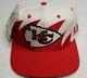 T.n.-o. Vintage 90s Kansas City Chiefs Sharktooth Logo 7 Chapeau Athletic Snapback