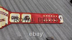 Titre du championnat du Super Bowl des Kansas City Chiefs Ceinture NFL taille adulte en laiton de 2 mm