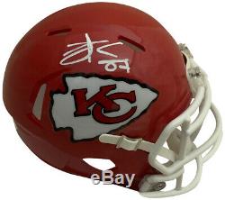 Travis Kelce Autographié Kansas City Chiefs Super Bowl 54 LIV Mini Casque Jsa