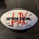 Travis Kelce ? Ballon Du Super Bowl 59 Multi Signé Des Kansas City Chiefs - Carson Wentz