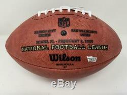 Travis Kelce Chiefs Autographiés Officiel Super Bowl LIV Duke Football Fanatics