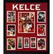 Travis Kelce Chiefs Collage Photo Encadrée Billets De Super Bowl Reproduction Taylor Swift