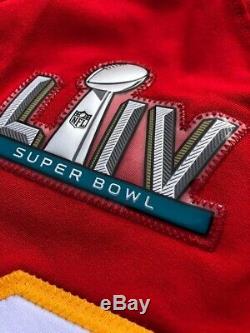 Travis Kelce Kansas City Chiefs Jeu A Effectué Super Bowl LIV Jersey