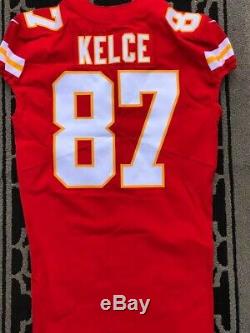 Travis Kelce Kansas City Chiefs Jeu A Effectué Super Bowl LIV Jersey