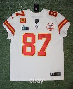 Travis Kelce Kansas City Chiefs Maillot Nike Vapor Elite Super Bowl 57 Taille 48