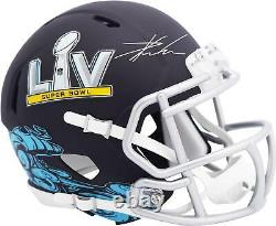 Travis Kelce Kansas City Chiefs Signé Super Bowl LV Mini Casque