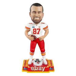 Travis Kelce Kansas City Chiefs Super Bowl LVII Champions Bobblehead NFL <br/>
 
 <br/>

Traduction en français: Figurine à tête branlante Travis Kelce des Kansas City Chiefs, champions du Super Bowl LVII, NFL