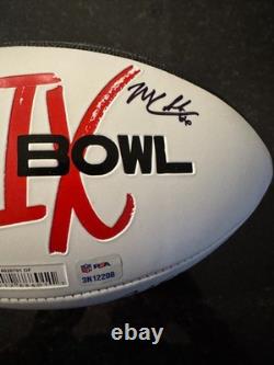 Travis Kelce Kansas City Chiefs ballon Super Bowl 59 signé MULTI Carson Wentz