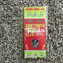 Trent McDuffie Chiefs Billet Commemoratif en Acrylique Signé du Super Bowl LIX