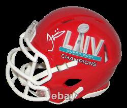 Tyreek Hill Autographié Kansas City Chiefs Super Bowl LIV Speed Mini Helmet Jsa