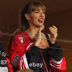 Veste Kansas City Chiefs de Taylor Swift pour femmes Erin Andrews coupe-vent