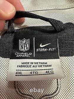 Veste Nike Kansas City Chiefs Storm Fit émise par l'équipe Nouvelle Taille 2XL Gris Noir