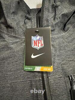 Veste Nike Kansas City Chiefs Storm Fit émise par l'équipe Nouvelle Taille 2XL Gris Noir