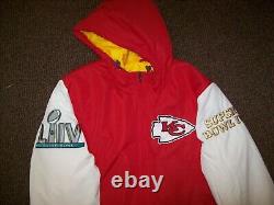 Veste à capuche XL 2X des champions du Super Bowl KANSAS CITY CHIEFS