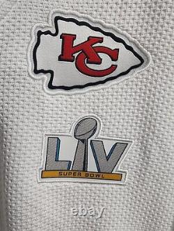 Veste à capuche à manches courtes à fermeture éclair intégrale Nike Super Bowl 54 des Chiefs de Kansas City, neuve sans étiquette, taille 3XL