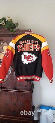 Veste de bombardier des champions du Super Bowl Lviii de la NFL des Kansas City Chiefs, NWT