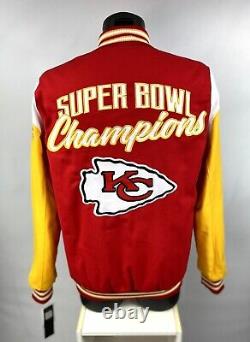 Veste de chef Kansas City Super Bowl CHAMPIONSHIP Veste Logos Cousus S M L XL 2X