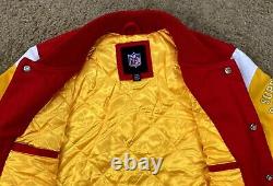 Veste de chef Kansas City Super Bowl CHAMPIONSHIP Veste Logos cousus MOYEN