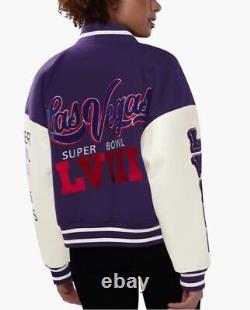 Veste de démarrage pour femme Letterman Super Bowl LVII