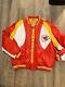 Veste En Cuir Vintage Des Kansas City Chiefs G-3 Carl Banks 3xl Nfl Super Bowl