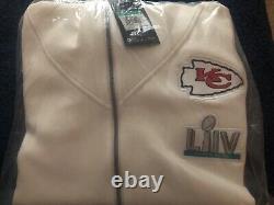 Vestes d'équipe XL toutes neuves des champions du Super Bowl LIV & LVII des Kansas City Chiefs