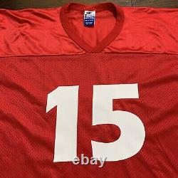 Vintage Kansas City Chiefs NFL Football Jersey #15 Patrick Mahomes Hommes Taille 44
