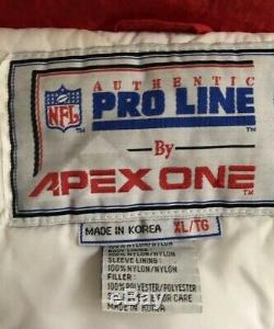 Vintage Kansas City Chiefs Starter Jacket Pro Line Apex One XL Mint Super Bowl