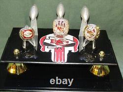 Vitrine des championnats du Super Bowl des Kansas City Chiefs