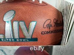 Wilson. Super Bowl LIV Miami. Le ballon de jeu officiel The Duke, Chiefs 49ers.