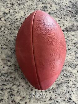 Wilson. Super Bowl LV 55. Ballon de football officiel de la NFL de Duke. Buccaneers et Chiefs.