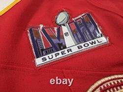 XL 48 Mahomes #15 Super Bowl LVIII 58 Maillot Vapor FUSE Elite Rouge Chiefs