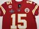Xl 48 Maillot Vapor Elite Patrick Mahomes #15 Rouge Super Bowl 54 Liv Chiefs